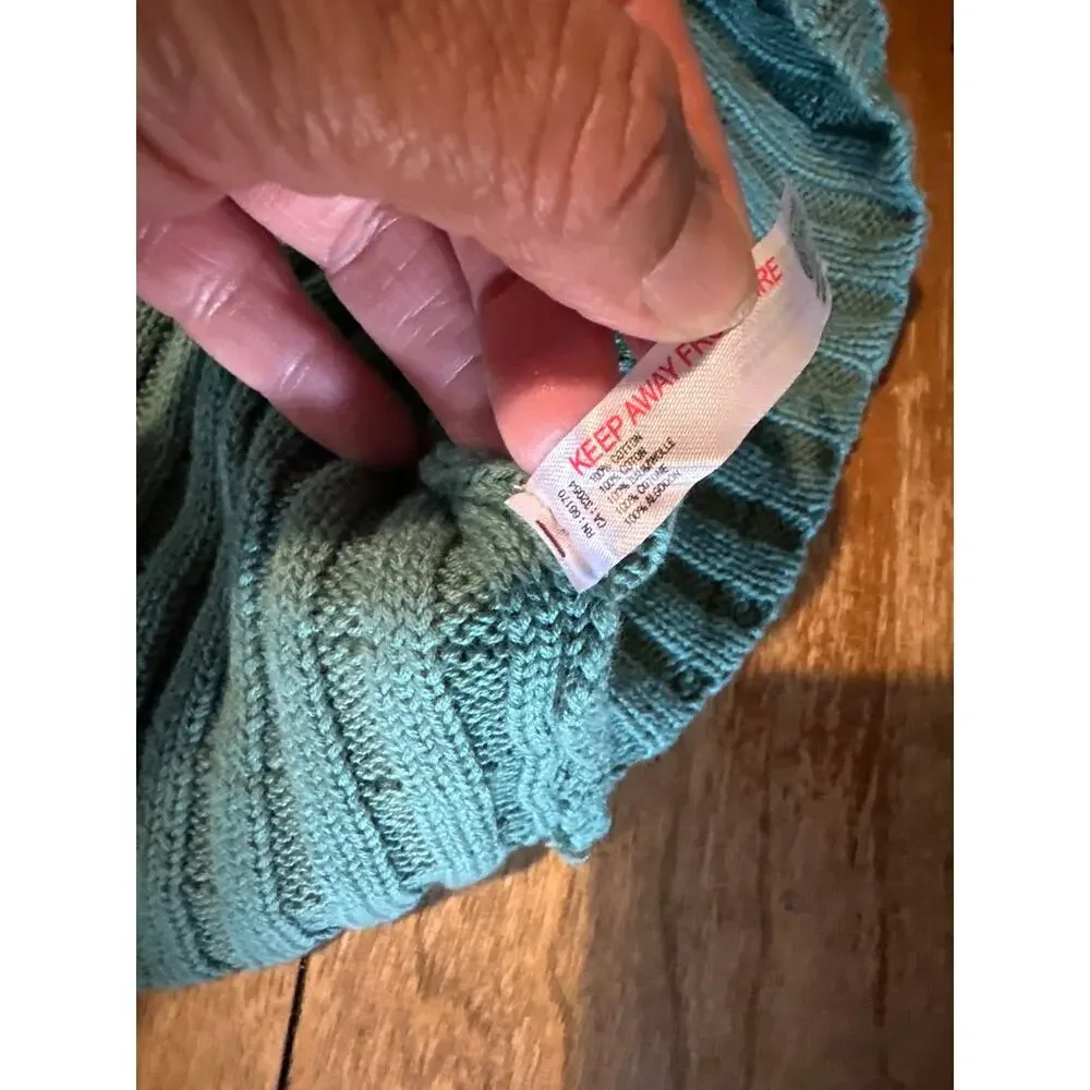 Free People Beach Ribbed Knit Sweater